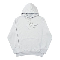 PALACE P-Link Hood Grey Marl Long Sleeves Unisex Gray P18FW101