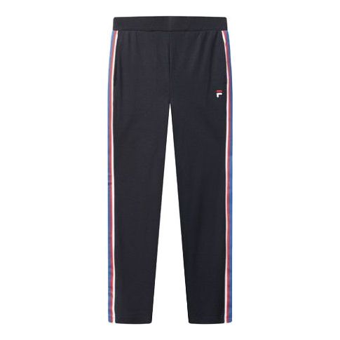 (WMNS) FILA Stripe Navy Blue Sports Pants/Trousers/Joggers F11W038604F-NV