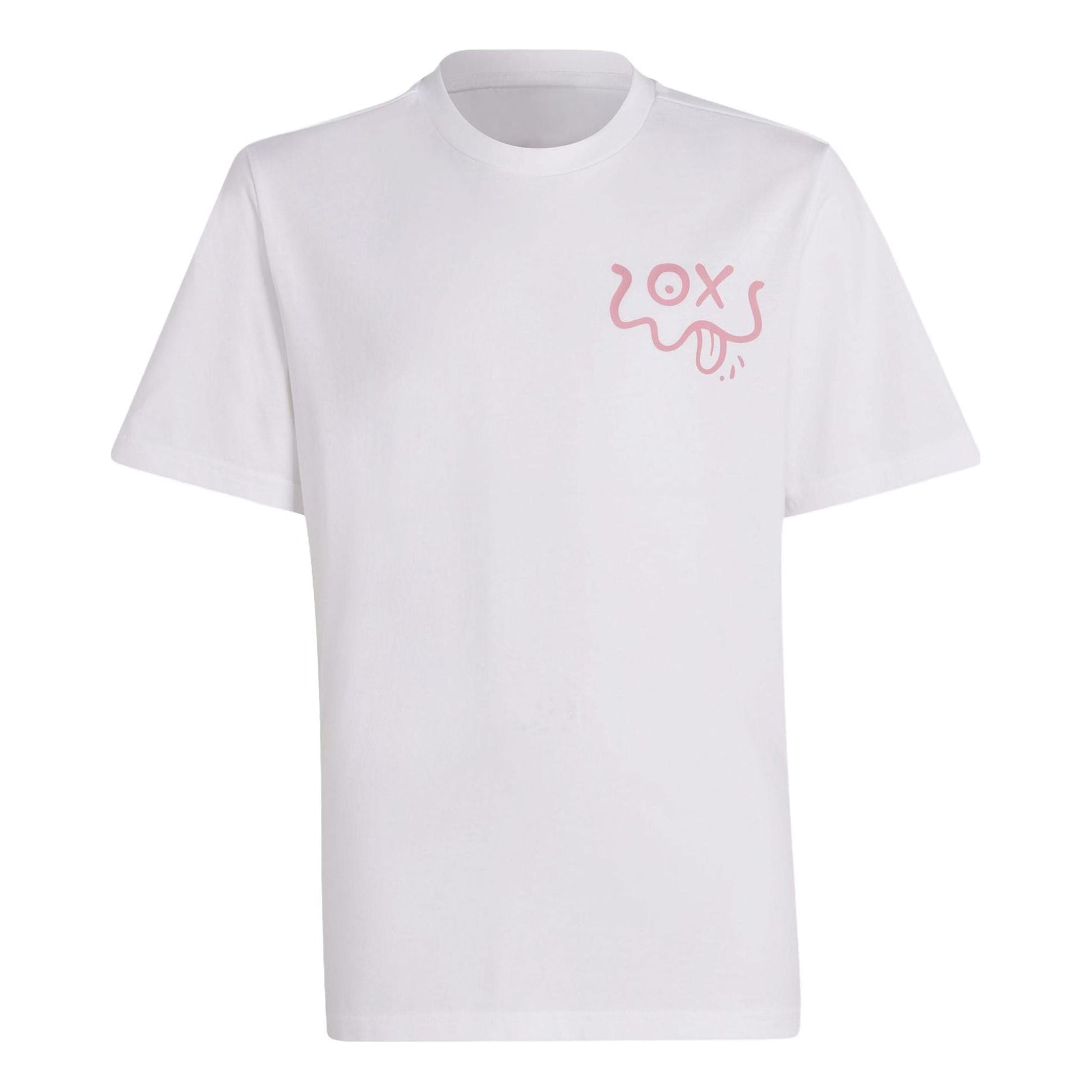 (GS) adidas Andr Saraiva T-Shirt 'White Pink' IB8554