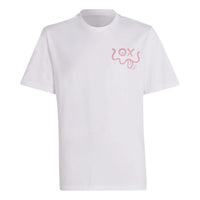 (GS) adidas Andr Saraiva T-Shirt 'White Pink' IB8554