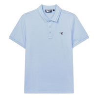 FILA Logo Embroidered Short Sleeve Polo Shirt Blue F11M028142F-LB