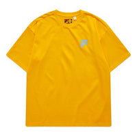 FILA FUSION Casual Sports Round Neck Short Sleeve Couple Style Yellow T11U126110F-YE