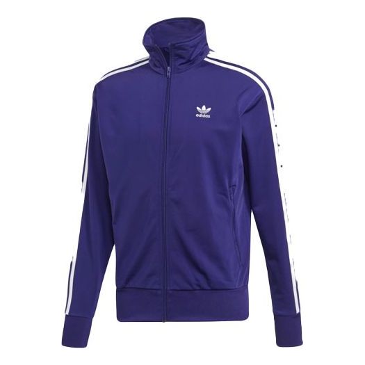 adidas originals Firebird Track Jacket Classic Sports Logo Purple ED6994