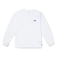 Vans Logo Classic Crew Long Sleeve T-shirt 'White' VN000FE1WHT