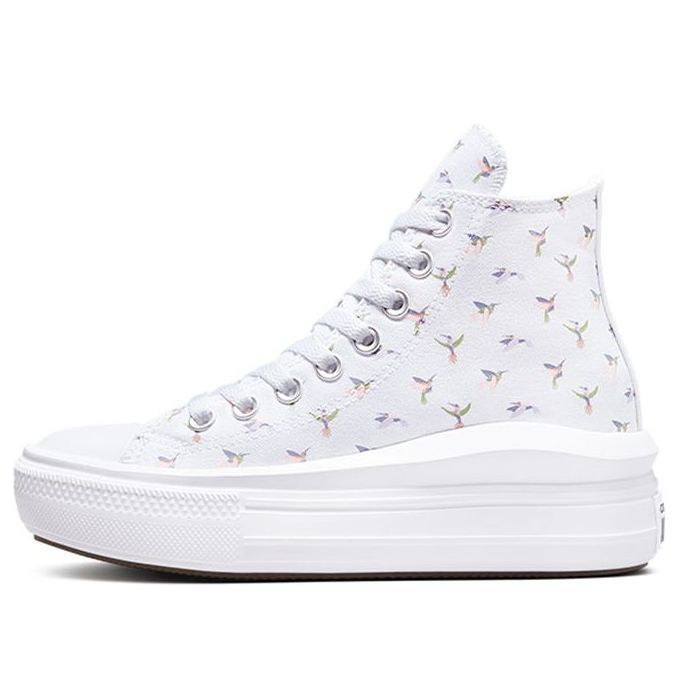 (WMNS) Converse Chuck Taylor All Star Move Platform High 'Hummingbirds' A01021C