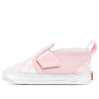 Vans Infant Checkerboard Slip-On V Crib Pink VN0A2XSL04E