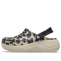 (WMNS) Crocs Baya Platform Animal Print Clogs 'Leopard' 208712