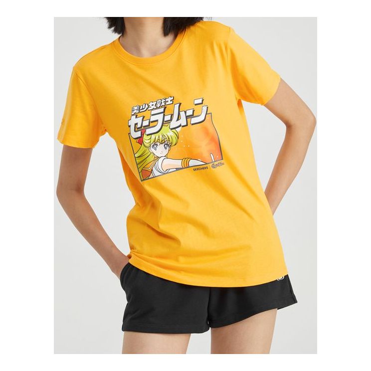 Skechers SS20 x Sailor Moon Tee Orange L120W118-0045