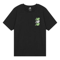 New Balance Triple Logo T-shirt Asia Sizing 'Black' MT21905-BK