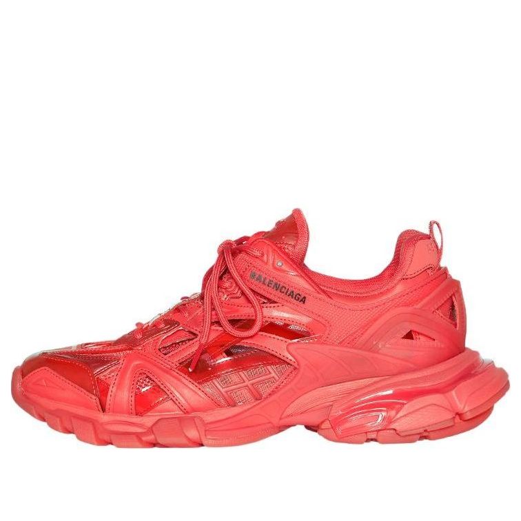 Balenciaga Track 2.0 Sneakers 'Clear Sole Red' 668823W3CT16000