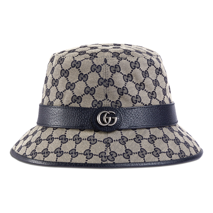 (WMNS) Gucci GG Canvas Bucket Hat 'Beige Blue' 576587-4HG53-4068