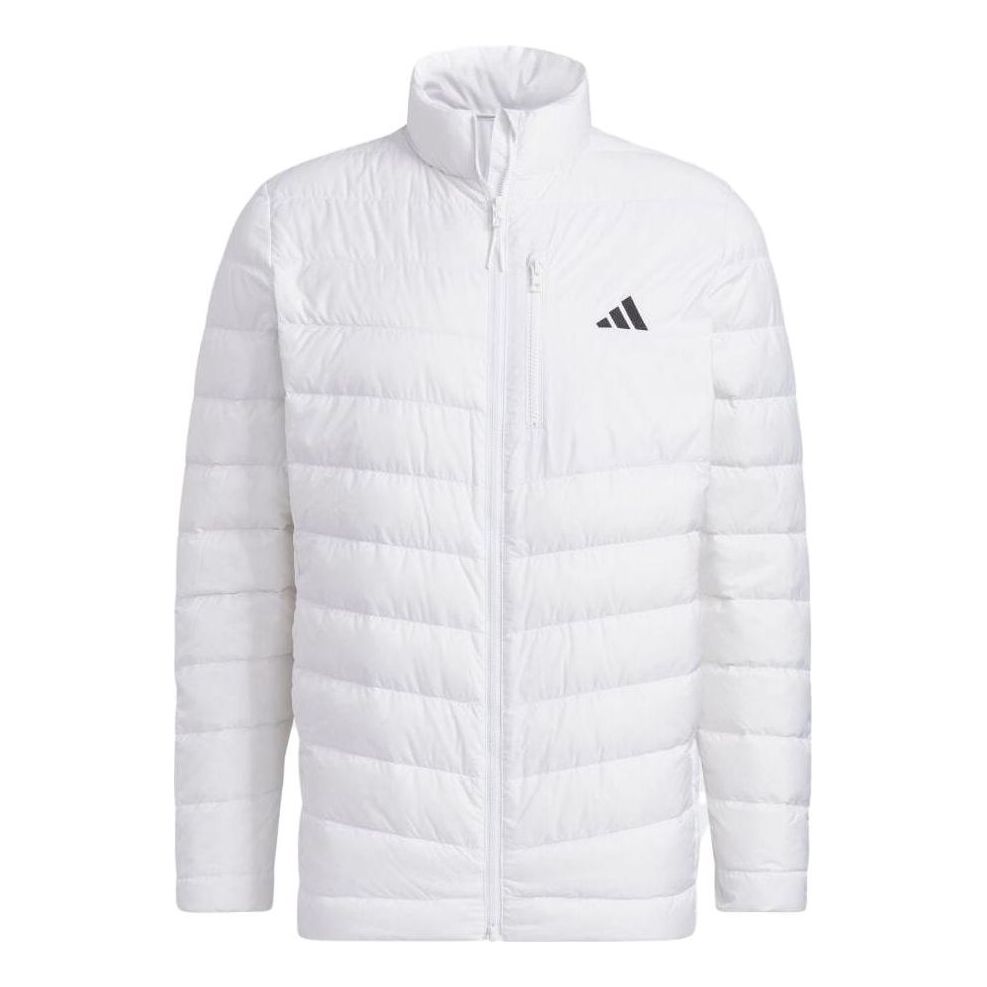 adidas Wind.RDY Thermal Water Repellent Full Zip Down Jacket Asia Sizing 'White' HZ6070