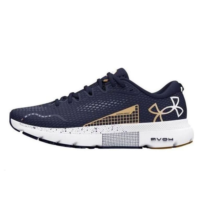(WMNS) Under Armour HOVR Infinite 5 Collegiate Running Shoes 'Black Gold' 3027424-400