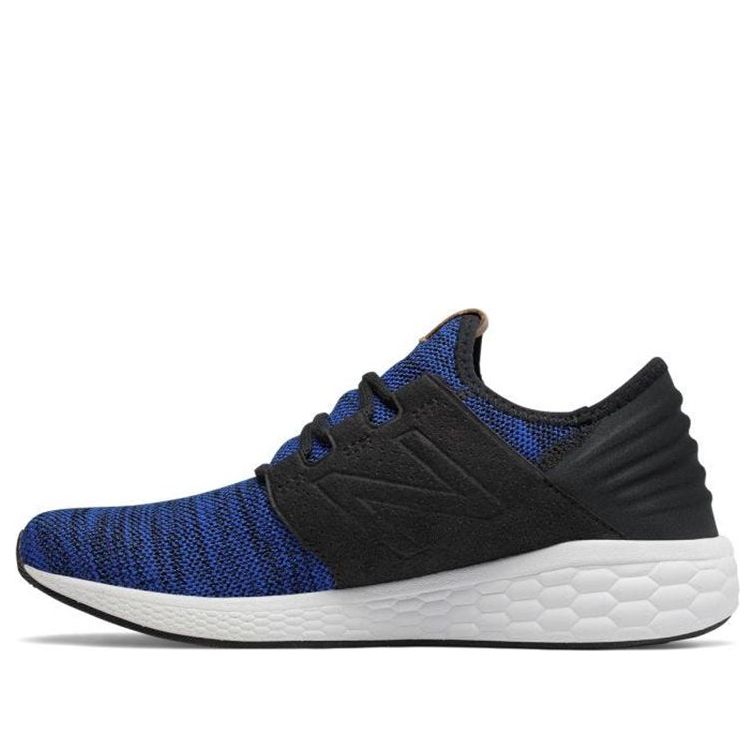 New Balance Cruz Non-Slip Shock Absorption Wear-resistant Low Tops Sports 'Blue Black' MCRUZKR2