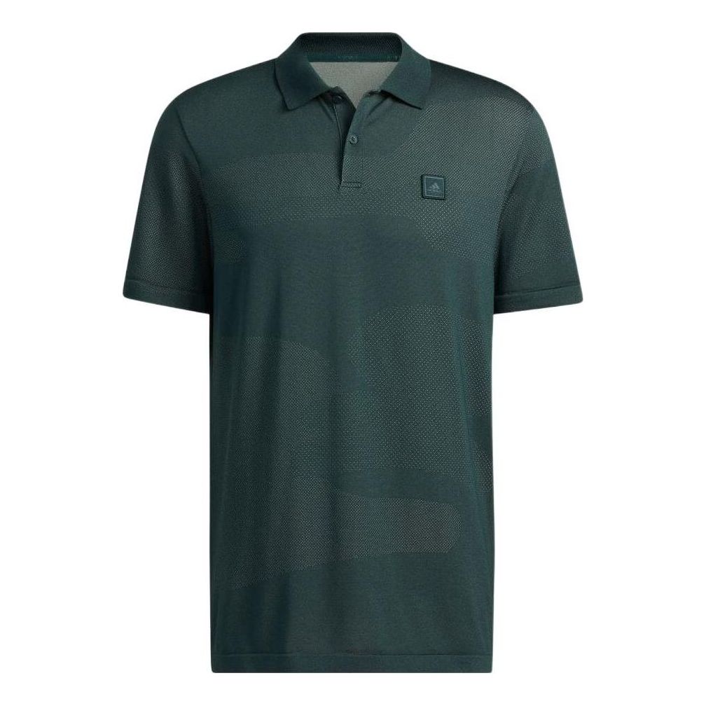 Men's adidas Colorblock Sports Short Sleeve Polo Shirt Dark Green HF6494