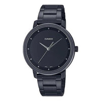 CASIO Dress Series Waterproof Quartz 33.9mm Stainless Steel Strap Watch Black Analog LTP-B115B-1EV