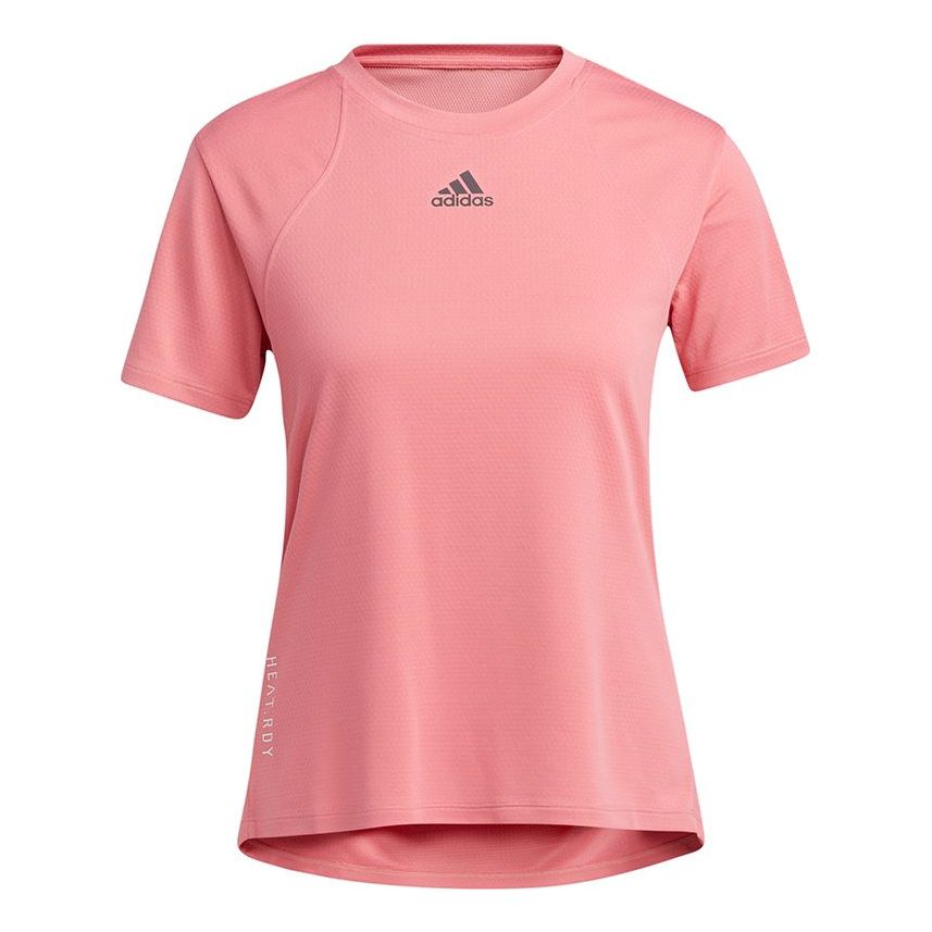 (WMNS) adidas Heat.RDY Focus T-Shirt Asia Sizing 'Pink' H20745