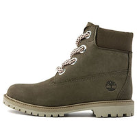 (WMNS) Timberland 6 Inch Premium Waterproof Wide Fit Boot 'Olive Nubuck' A2J5N