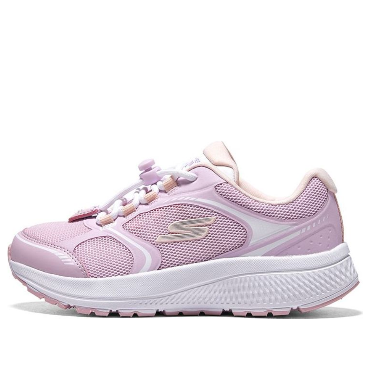 (GS) Skechers Go Run Consistent 'Pink White' 319013L-LTPK