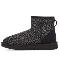 (WMNS) UGG Classic Mini Snow Leopard Black 1113494-BLK