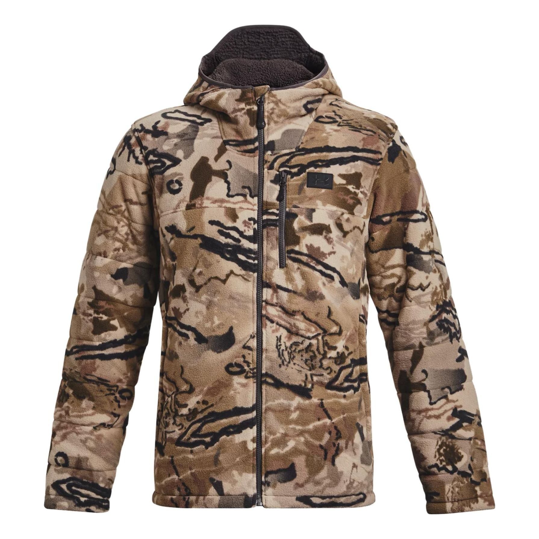 Under Armour Rut Windproof Jacket 'Brown Camo' 1378817-989