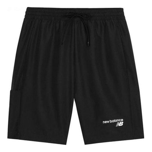 New Balance Windbreaker Shorts Asia Sizing 'Black' MS11902-BK