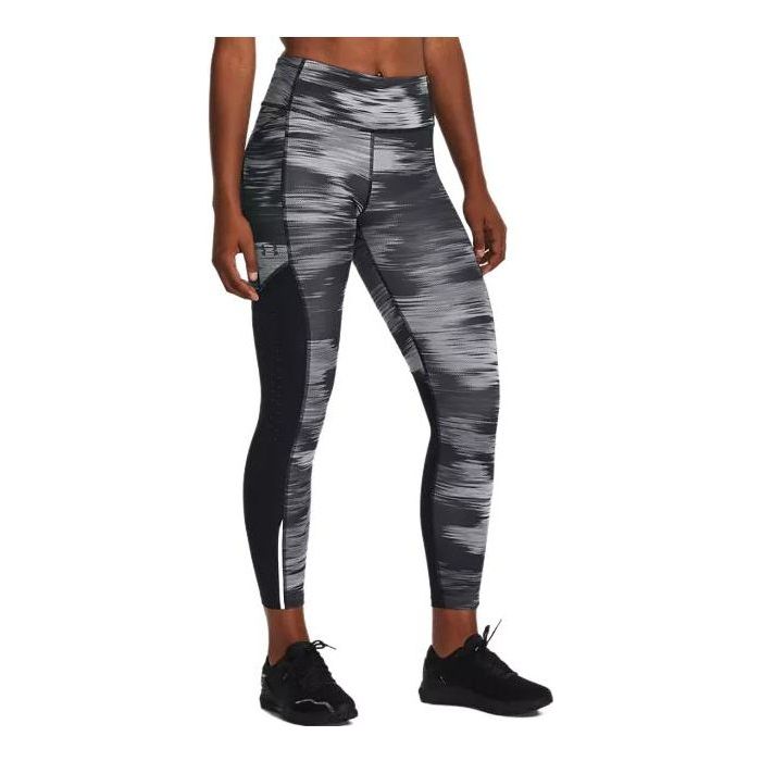 (WMNS) Under Armour Fly Fast 3.0 Glitch Tights Leggings 'Mod Grey' 1379339-011