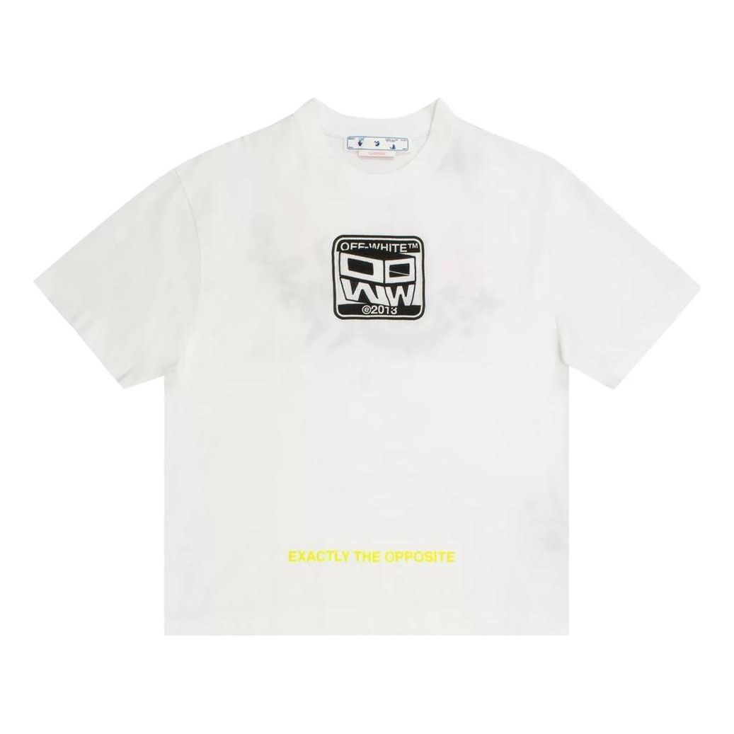 Off-White Wizard Eye Over Skate Short-Sleeve Tee 'White' OMAA120S23JER0170110