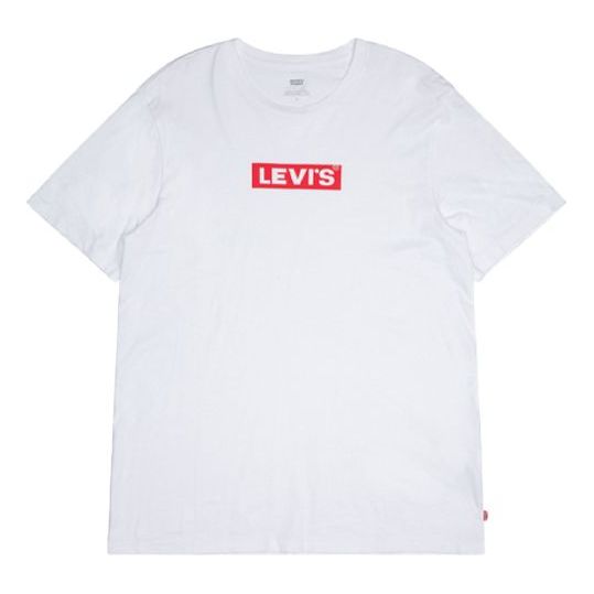 Men's Levis Casual Pure Cotton Short Sleeve White 85785-0009