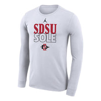 Air Jordan San Diego State Legend Logo T-Shirt 'White' M22419MM23-SDS
