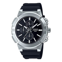 CASIO Male DRESS Japan / South Korea Fashion Sports Black Analog MTP-E501-1AV