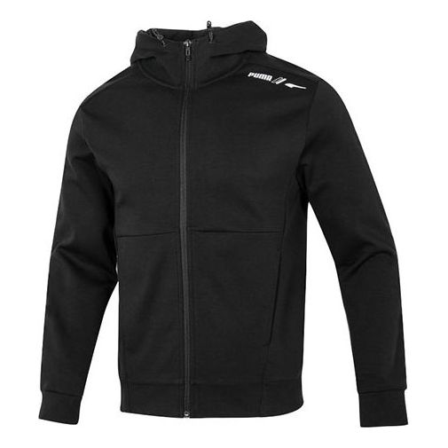 PUMA Rad/cal Full-zip Hoodie D Casual Sports hooded Cardigan Jacket Black 849586-01