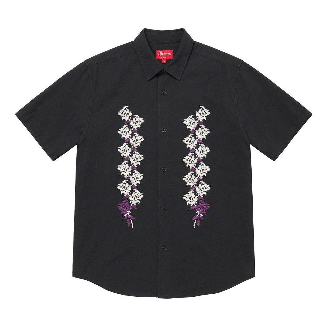 Supreme SS23 Week12 Needlepoint Shirt 'Black' SUP-SS23-215