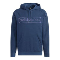 adidas neo M Ssfv1 2 Casual Sports hooded Pullover Blue GP4852