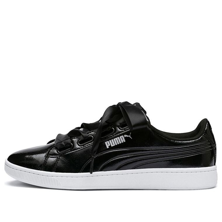 (WMNS) PUMA Vikky v2 Ribbon 'Black Silver' 369727-01