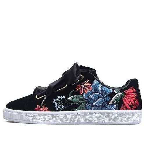 (WMNS) PUMA Basket Heart 'Hyper Embroidered' 366116-01