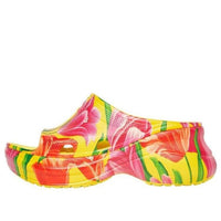 (WMNS) Balenciaga Pool Slide Sandals x Crocs 'Tulip Print Multi' 677389W1S8F7053