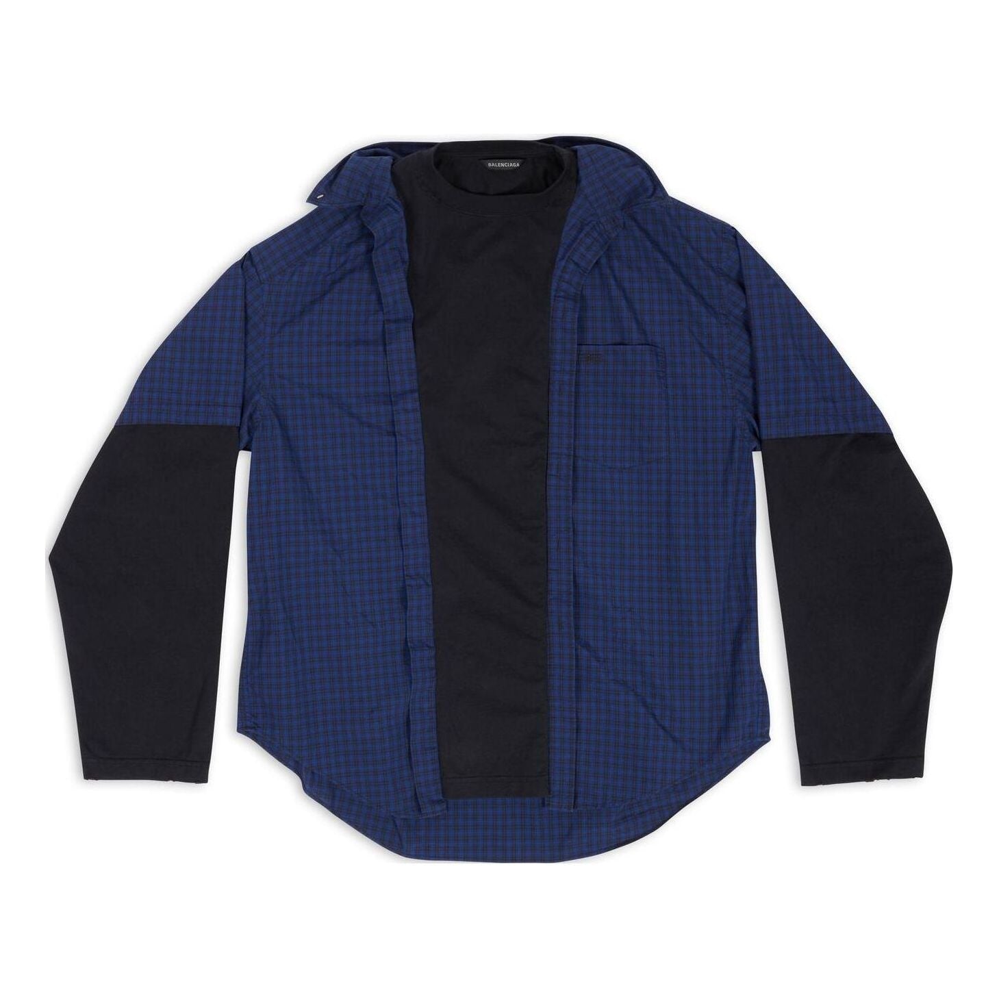 Balenciaga BB Icon Trompe L'oeil Shirt 'Navy Black' 699227TNM428060