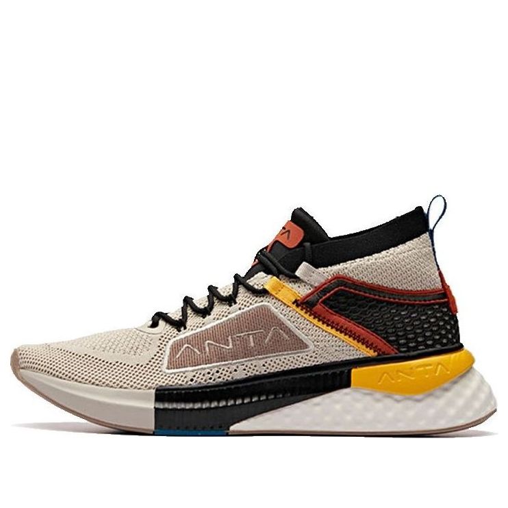 ANTA Running Series Sneakers Mid 'Beige Black Brown' 11915553-4