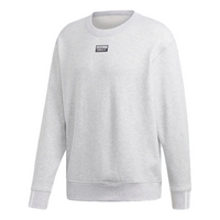 adidas originals Logo Round Neck Pullover Gray ED7229