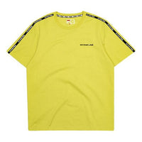 FILA FUSION Logo Short Sleeve Yellow T11M031109F-LG