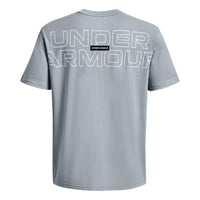 Under Armour Outline Heavyweight T-shirt 'Grey Blue' 1379109-465