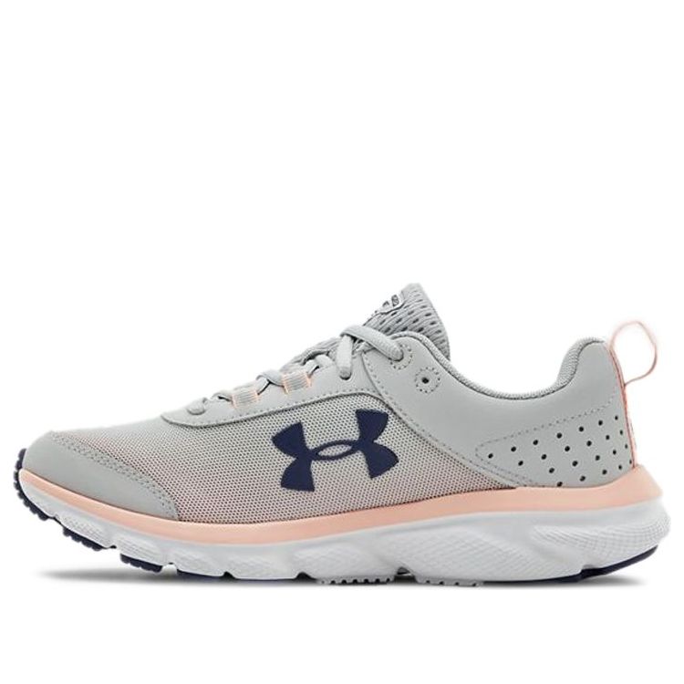 (WMNS) Under Armour Charged Assert 8 Sports Shoes Grey/Pink 3021972-105
