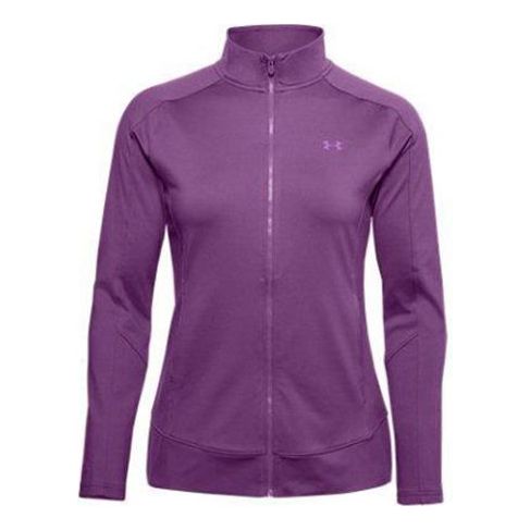 (WMNS) Under Armour Zipper Sports Tops Purple 1356643-519
