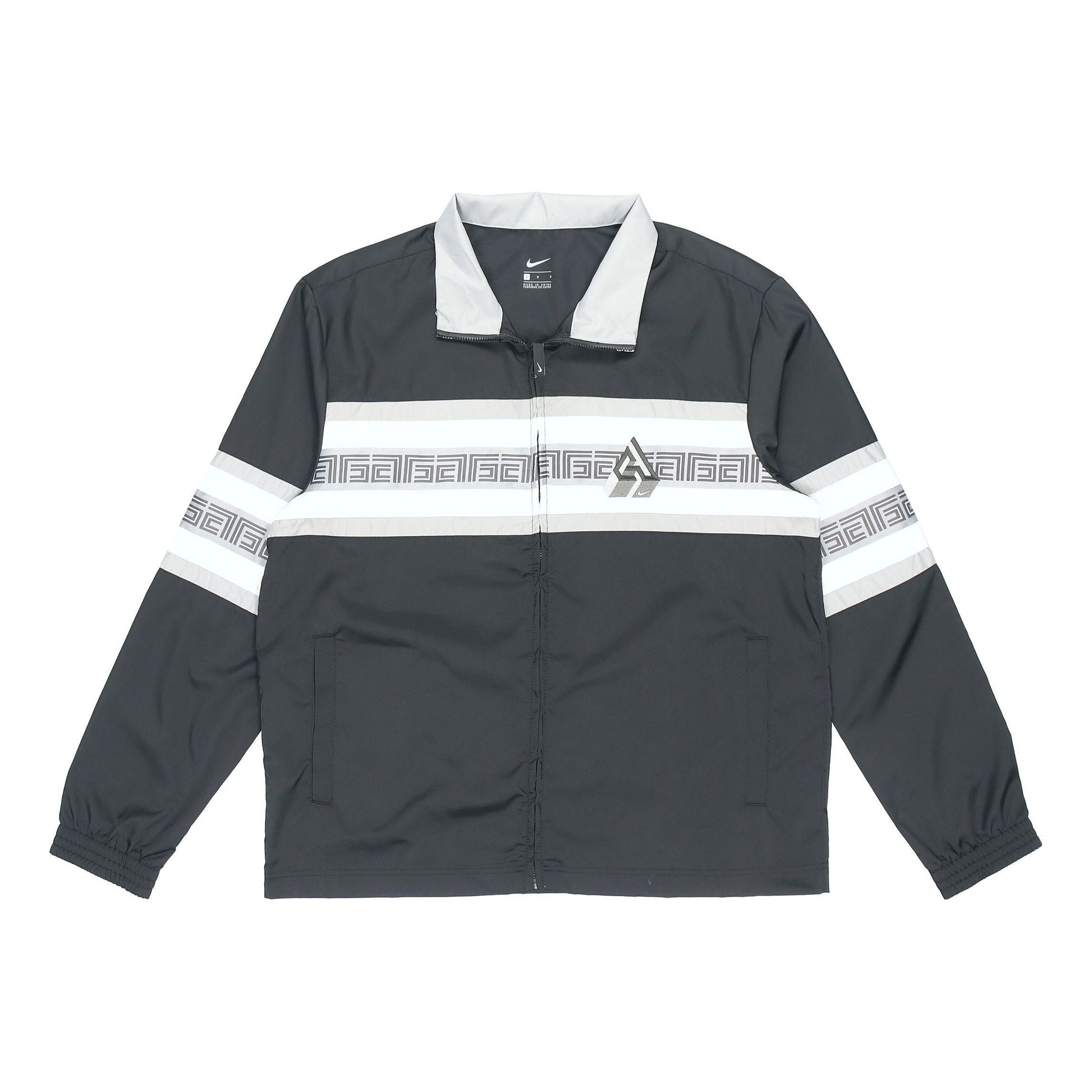 Nike Giannis Alphabet Zipper Long Sleeves Jacket 'Black' CK6246-010
