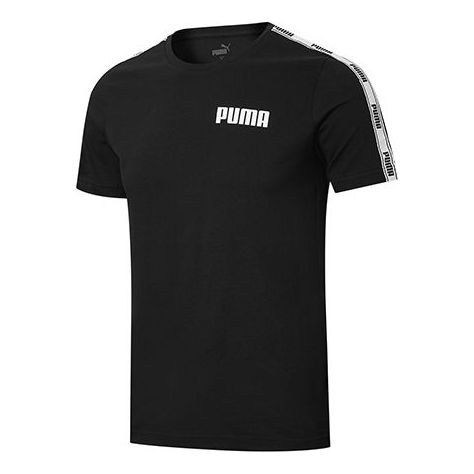 PUMA Printing Loose Short Sleeve Black 587001-01