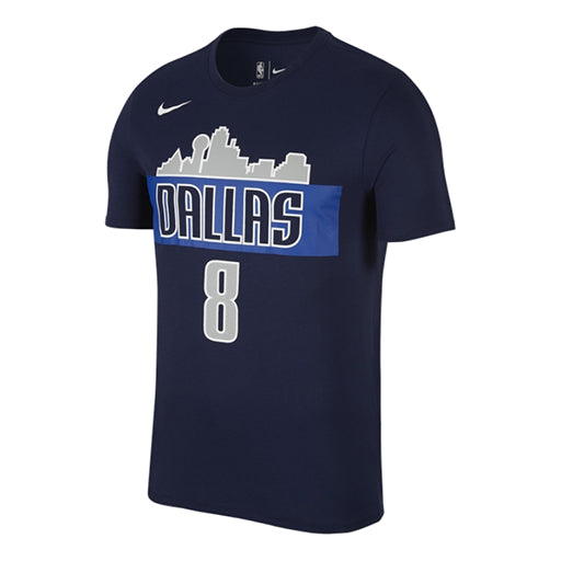 Nike NBA Mavericks limited Basketball Short Sleeve Navy Blue Dark blue 870769-428