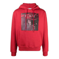 Off-White SS21 Caravaggio Arrow Printing Loose Fit Red OMBB034S21FLE0072501