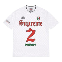Supreme Umbro Soccer Jersey 'White Red Green' SUP-SS22-510