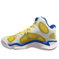 Under Armour Spawn FloTro Basketball Shoes 'White Yellow Blue' 3026640-100